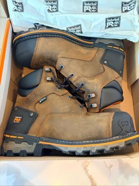 Timberland PRO Boondock Waterproof Anti-Fatigue Composite Toe Work Boots Men’s 1
